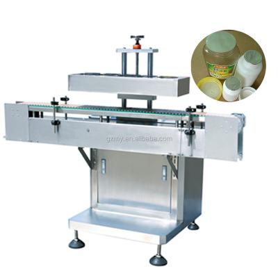 China Food Guangzhou Factory Price Aluminum Foil Sealer Bottle Continuous Induction Sealing Machine Made In China for sale