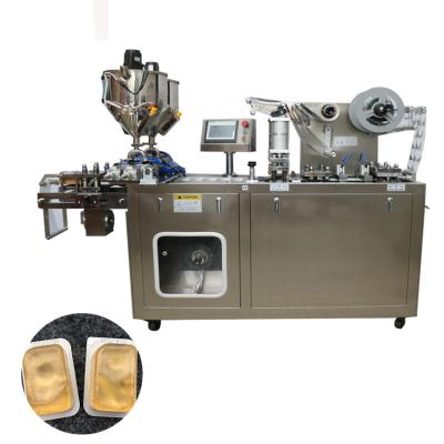 China Automatic Food Machine DPP140 Thermoformable Aluminum Plastic Peanut Butter Chili Sauce Paste Shampoo Blister Packing Machines for sale