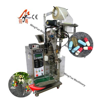 China Food Three or 4 Sides Seal Automatic Filling and Small Pouch Spirulina Tablet Sweets Capsule Counting Packing Machine for sale