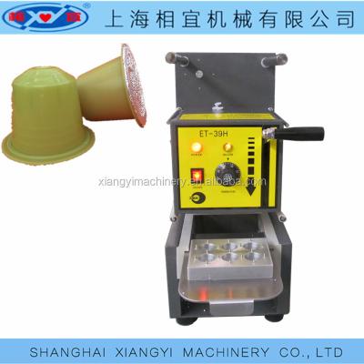 China Beverage Industrial nespresso manual coffee capsules filling sealing machine for sale