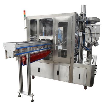 China Beverage xiangyi Automatic Juice Spout Standing Up Standup Bag Pouch Filling Sealing Capping Machine in Shanghai for sale