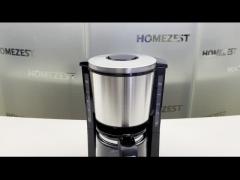 Homezest CM-338B home glass kettle 12 cup electric  filter coffee machine