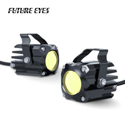 China FUTURE F150-S 60W EYE Switch Scooter Mini Hidden Headlight LED Fog Lights Aluminum Wireless Mini Driving Lights For Motorcycle for sale