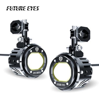 China Custom Future F20-P 120W Aluminum Eyes Motorcycle Led Auxiliary Light Kit Lighting System Set Fog Front Headlight Fog Head Motorbike for sale