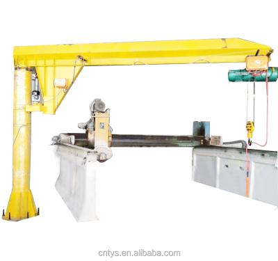 China Building Material Shops Single Arm Crane 1 Ton Single Girder Overhead Crane for sale