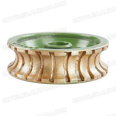 China Stone Grinding Wheel Diamond Grinding Wheel Profile Cut Polishing Stone Agglomerated Type For Granite Agglomeration Wheel for sale