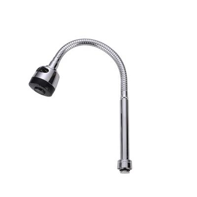 China Modern Stainless Steel Single Handle Polished Faucet Kitchen Hose for sale