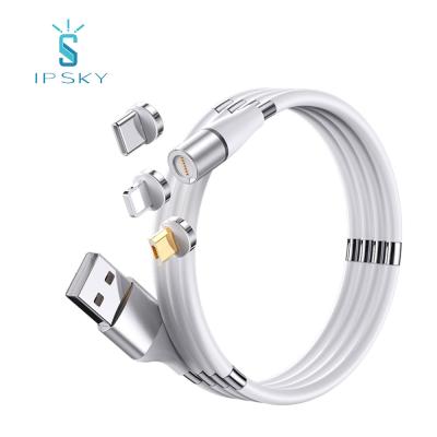 China MP3/MP4 Player IPSKY Phone Charging Products Brand Smart Phones 3 Magnet Tricks Magic USB Data Transfer Charging Cables for sale