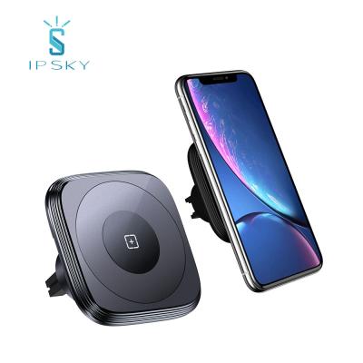 China Support 5W//10W /15W Fast Charger and Can Magnetic 360 Degree Rotation Easy Connectable Holder Charging Phone While Driving 5W 10W 15W Car Fast Portable Wireless Charger for sale