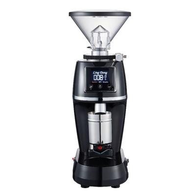 China Stocked Hot Selling Conical Grinder Plastic Coffee Grinders Burr Coffee Grinder Electric Stainless Steel Titanium Electric for sale