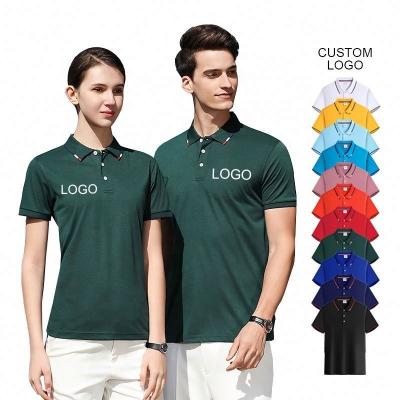 China Anti-Wrinkle Wholesales Custom Logo Polo Short Sleeve Blank Shirt Man Polo Customis T-Shirt for sale