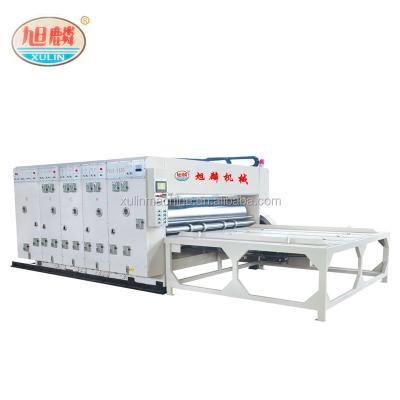 China High Speed ​​Automatic Rotary Die Cutter Five Color Electric Cardboard Cardboard Flexo Printing Machine for sale