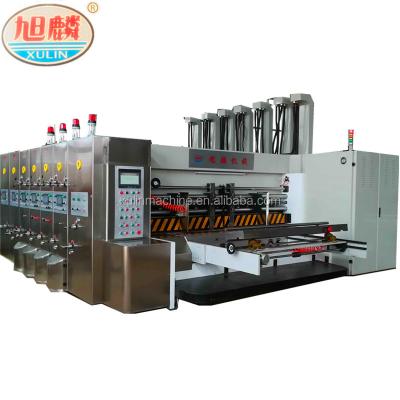 China Card Printer Corrugated Cardboard Flexo Printing Die Cutting Machine for sale