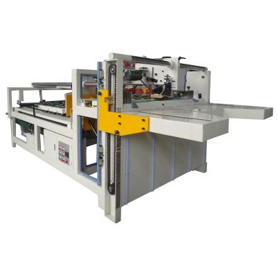 China Semi Automatic Food Gold Vendor Large Small Cardboard Folder Gluer Machine for sale