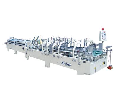 China High Speed ​​Automatic Food Folder And Gluer Corrugated Caton Machine for sale