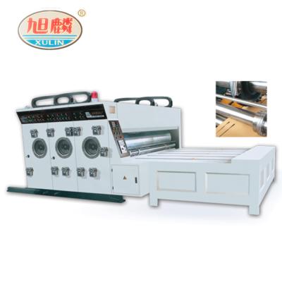 China Gluing Corrugated Cardboard Board Corrugated Cardboard Rotary Cardboard Flexo Slotting Die Cutting And Printing Machine for sale