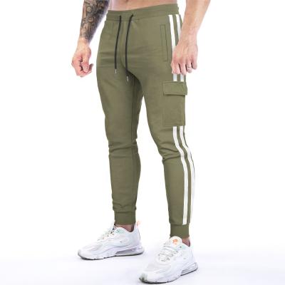 China Custom Anti Static Cargo Pants Mens Cotton Workout Sports Tracker Sports Tracksuit With Pockets Casual Mens Pants for sale