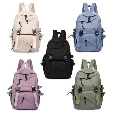 China Waterproof 2022 High Quality Custom Logo Student Oxford School Bags Backpack For Teens School Lightweight Backpack For Women for sale