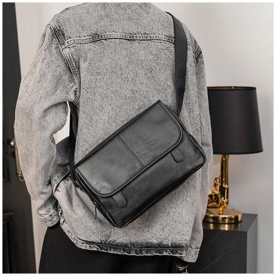 China Wholesale PU Leather Designer Messenger Sling Bags Men Shoulder Bag Handbags Cross - Body Bag Men for sale