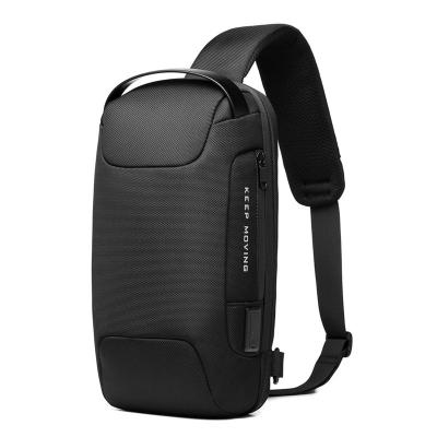 China USB Sports Travel Waterproof Waterproof Trunk Bag Travel Fanny Pack Sling Bags Men Left Cross - Body Trunk Shoulder Bag for sale