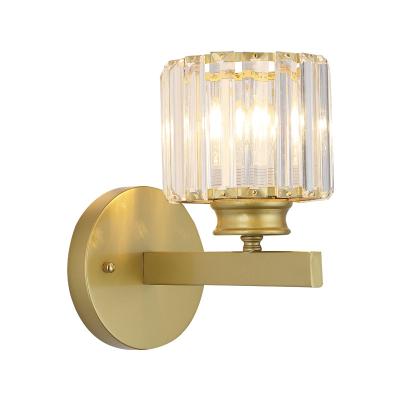 China High Quality Modern Decoration Glass Bedroom Corridor Wall Lamp Sconce Modern Luxury Indoor Lighting for sale