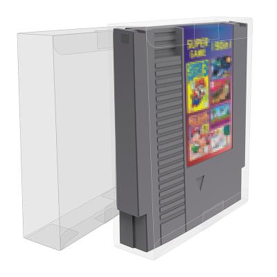 China Dust Water Proof Clear Plastic Game Card Carts Cartridge Protectors Box Dust Proof Covers Sleeves For NES Nintendo Entertainment System for sale