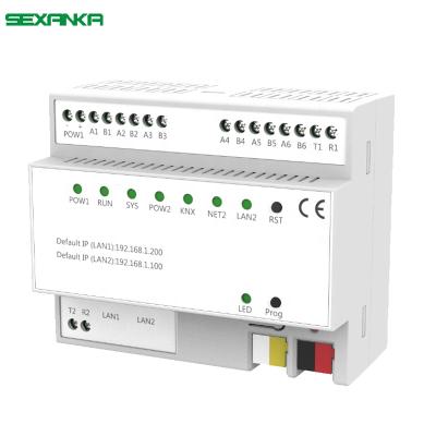 China Automation EIB Control SEXANKA KNX Smart Home Automation System Module Trigger Pass Switch Module Complete Power Module for sale