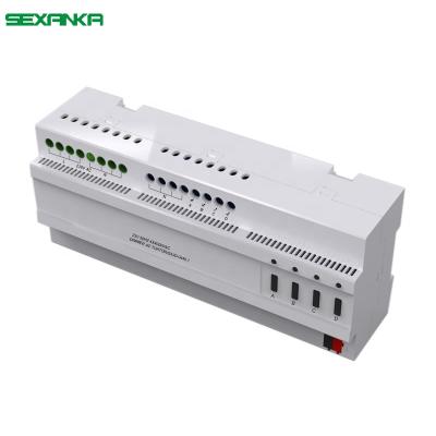 China SEXANKA KNX LA EIB Smart Home Automation System Module Smart Wall Dimming Switches Trigger 0 10V Dimming Trigger ZF-DM-04V for sale