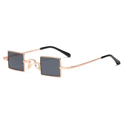 China Fashion Sunglasses Nineteenth Frame Small Rectangle Thin Sun Glasses for sale