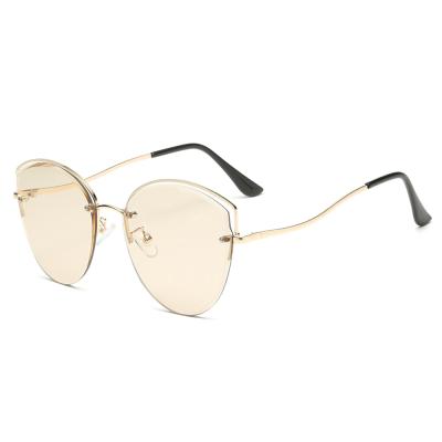 China Fashion Sunglasses Metal Lentes Oscuros Sun Classic Stainless Glass Sunglasses for sale