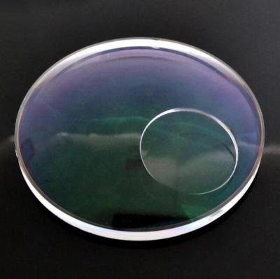 China 1.56 Round Cover Lens Semi Bifocal Bifocal Semi Finished Bifocal Empty SF Lens Eyewear Lenses Marks for sale