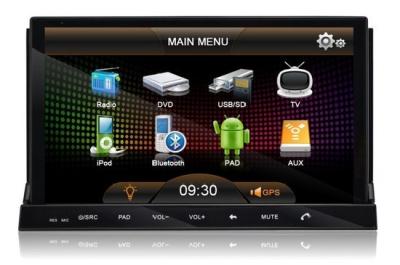 China Double DIN Android 2.3 Car PC , Universal Indash 2 DIN Touch Screen Monitor Car DVD DV  for sale