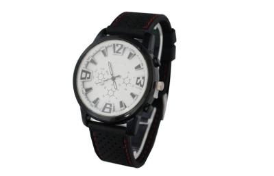 China Silicone Japan Movement Sports Wristwatch , Battery Operated Watches For Men for sale