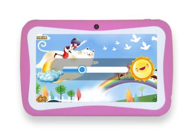 China Pink  Android  Allwinner 23 kids educational tablets Custoimzed UI Support MP3 WMA OGG for sale