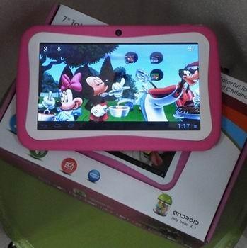 China 3G Colorful Kids Learning 7 Inch Touchpad Tablet PC Cortex A13 1.2GHz for sale