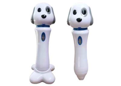 China White Plastic Kids Learning Pen Cute Dog Educational With Recording / MP3 for sale