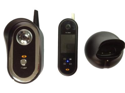 China Colour Black Villa Video Door Phone , 2.4ghz Wireless Video Intercoms for sale