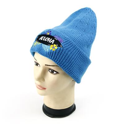 China Fashion 100% Custom Wholesale Acrylic Striped Winter Beanie Hat for sale