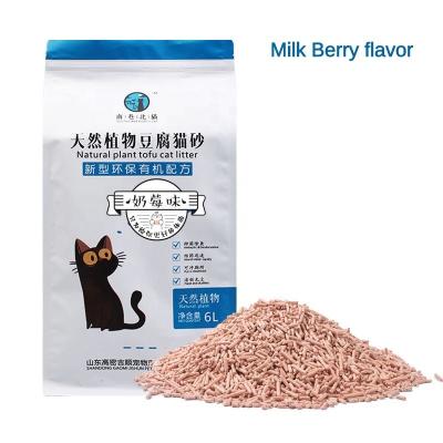 China Cat Litter Cat Litter In Stock Degradable Cat Litter Tofu 6l Factory Cats Taotaopets Brand 3 Flavors Cat Litter for sale