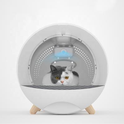 China Smart Cat Toilet Innovative Cat Litter Box Automatic Purifying Air Design Self Cleaning Deodorizer and Deodorization for sale