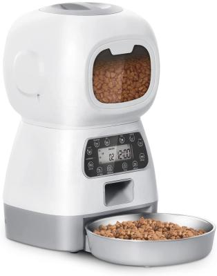 China Automatic App Remote Control Easy To Clean 3.5L Automatic Smart Pet Feeder With Memory Function pet feeder smart for sale