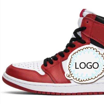 China Cushioning Original Logo Custom Zapatillas Air J 1 Style Dark Mocha Mens Running Sports Shoes Sneakers Mens Basketball Shoes Air 1 for sale