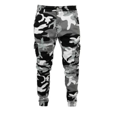 China Calca 2021 skinny biker bootcut jogger denim pants QUICK DRY 6 pocket slim fit men's stretch camouflage jeans men for sale