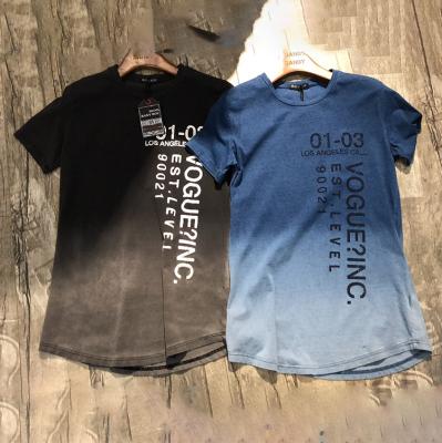 China Wholesale Vintage Oversized T Shirt Parride Washed T Shirt Men Distressed T Shirt 100% Cotton for sale