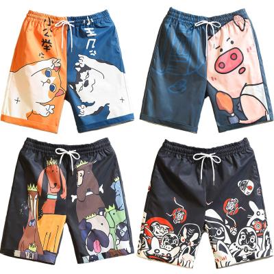 China 2020 OEM Breathable Custom Waterproof Men's Beach Shorts Hot Sale Swimming Trunks Board Digital Printing Shorts for sale