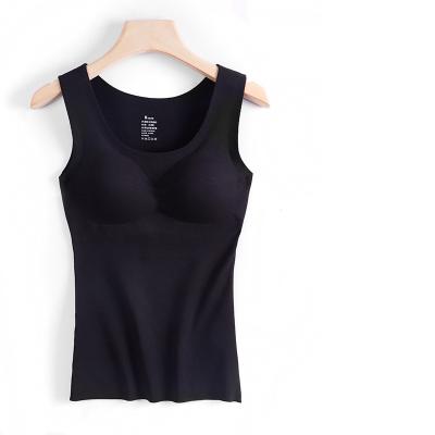 China Custom brand thermal underwear comfortable warm thermal vest with bra woman saxi bra for sale