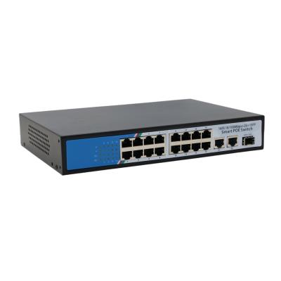 China POE Factory OEM / ODM Poe Switch 8 Port Ethernet Fiber Switch Poe Gigabit 16 24 100 1000m With 1 SFP Ports for sale