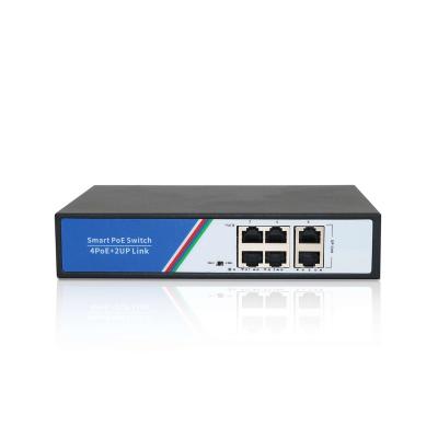 China Factory OEM POE / Ethernet Fiber Switch 4FE POE+2FE 10/100/1000m ODM POE/VLAN Poe for sale