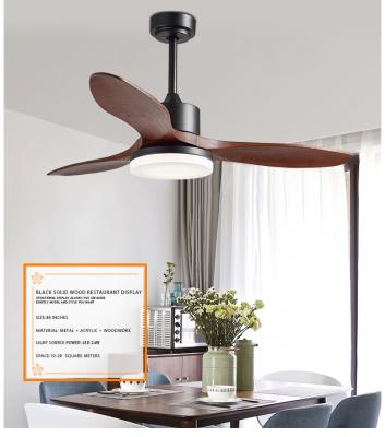 China Cool Breeze In The Summer 42 52 Inch Bldc Ceiling Fan Modern Wood Ceiling Fans With Led Light With Remote Control Led Ceiling Fan Light for sale