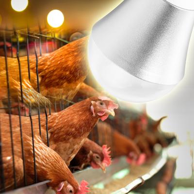 China Chicken House/Poultry Farm AUXO IP67 Waterproof Patent LED Light For Poultry Cage Chicken House Poultry Farm Lights Dimmable LED Poultry Bulb for sale